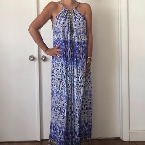 100% silk maxi dress Australian designer